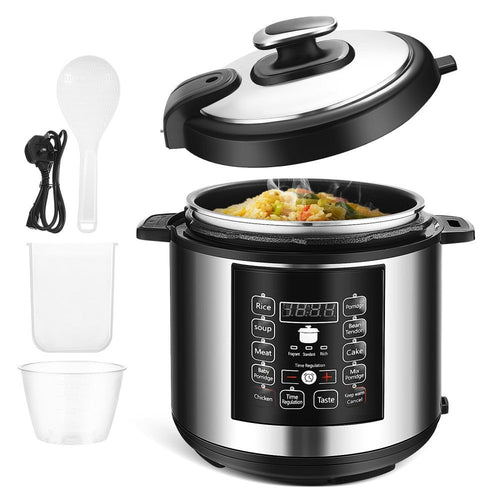10-in-1 Electric Pressure Cooker Digital Insta Pot Programmable 6L Pot 10 00W UK